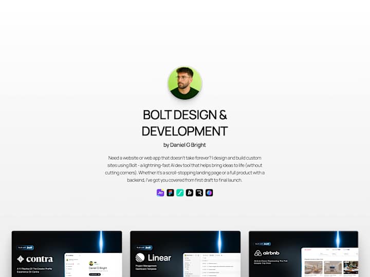 Cover image for Bolt • Web App or Website Built