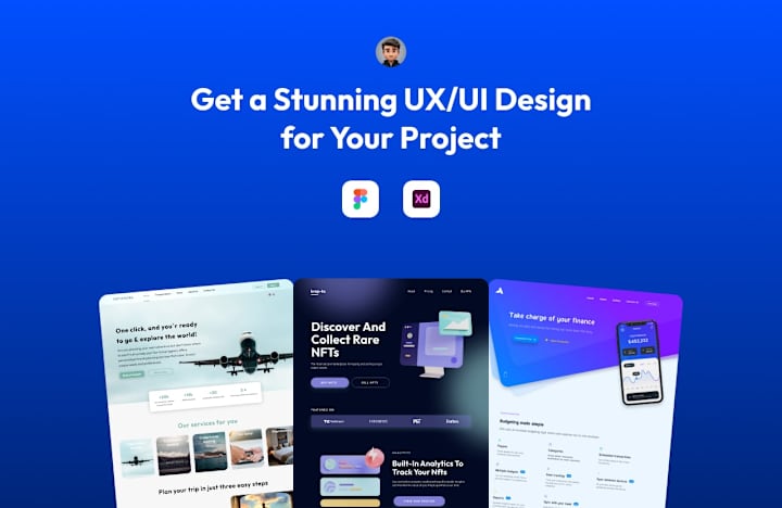 Cover image for Web design-Bespoke UI/UX Design Excellence