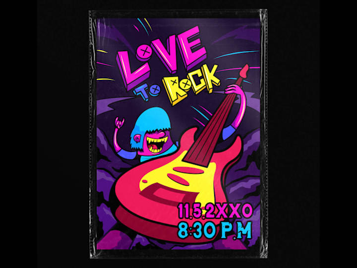 Cover image for Love to Rock Poster