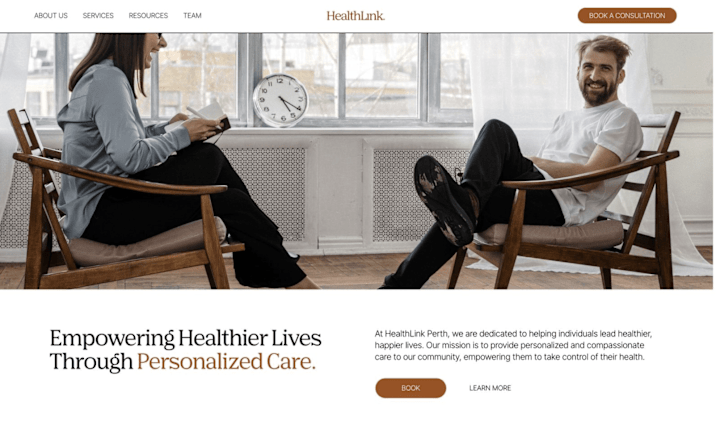 Cover image for HealthLink | Web Development & Design Project