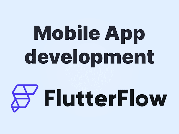 Cover image for Mobile App Development with FlutterFlow