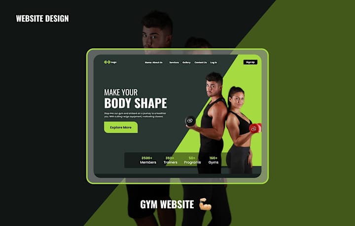 Cover image for Gym Website Design using WordPress