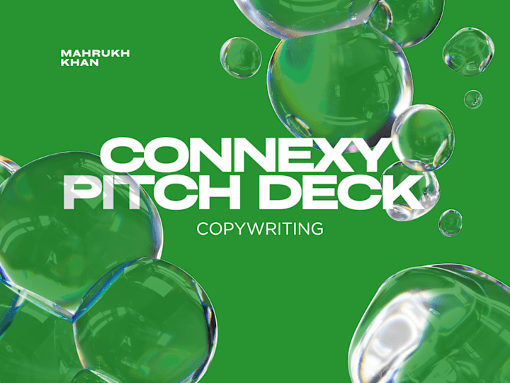 Cover image for Compelling Pitch Deck Copywriting for Connexy