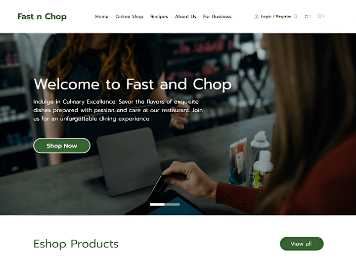 Cover image for Fast and Chop Website