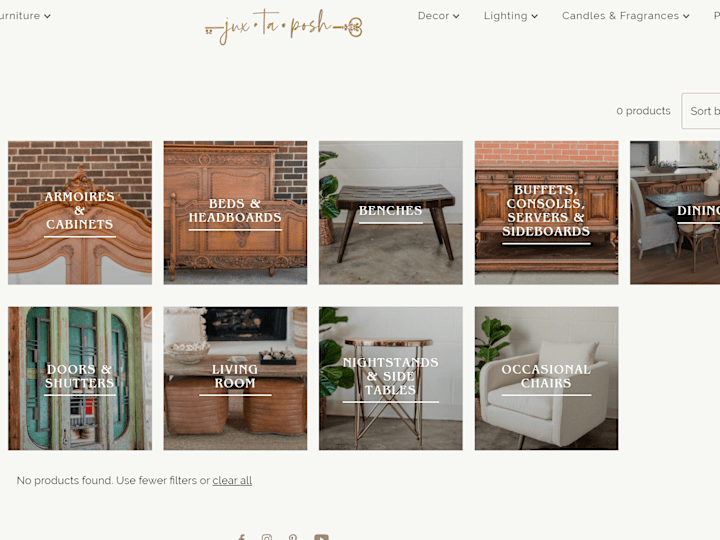 Cover image for JuxFurniture Shopify Website Development