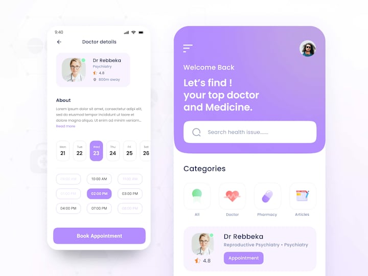 Cover image for Doctor and Medicine App