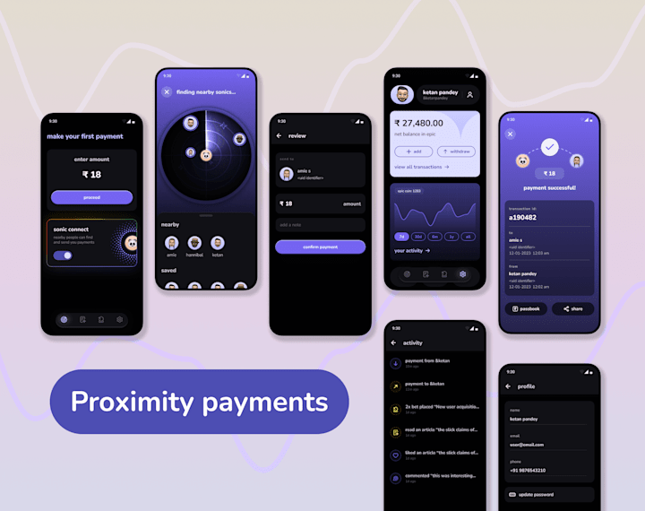 Cover image for Proximity payments android app