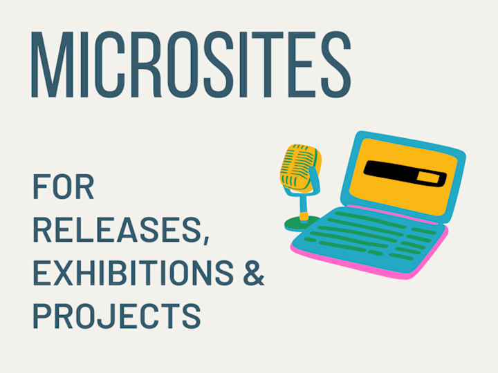 Cover image for Microsites for Releases, Exhibitions & Projects