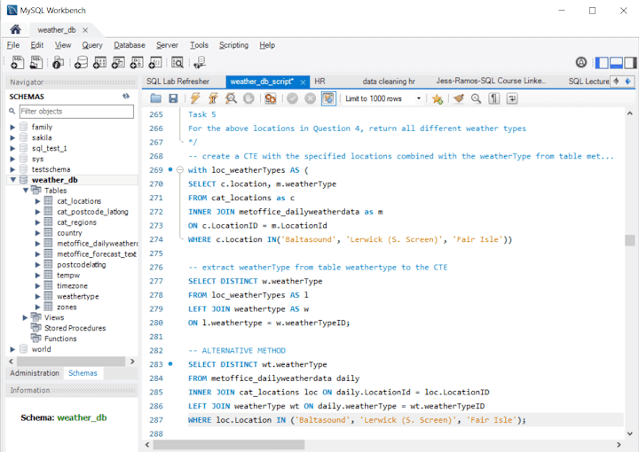 Cover image for Weather Database Analysis with MySQL