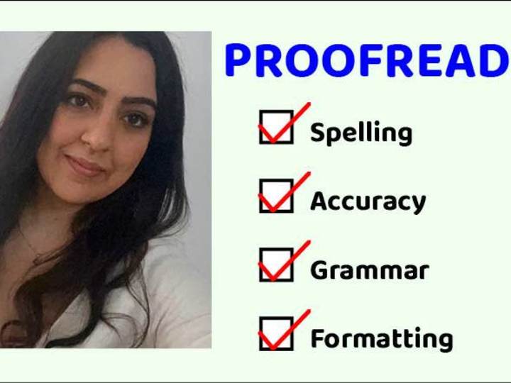 Cover image for I will professionally proofread and edit your document