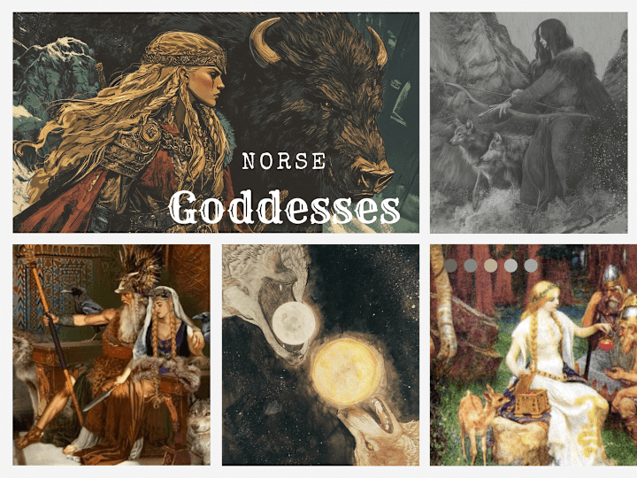 Cover image for Goddesses of the North: The Women of Norse Mythology 