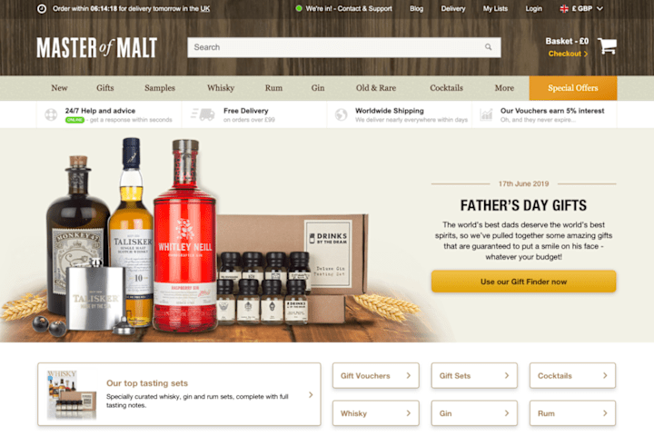 Cover image for Master Of Malt - Gift Finder