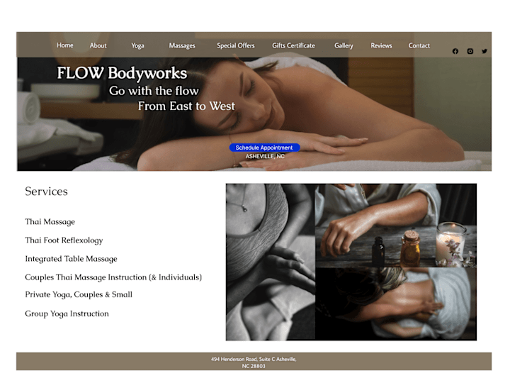 Cover image for Responsive Web Design for Flow Bodyworks