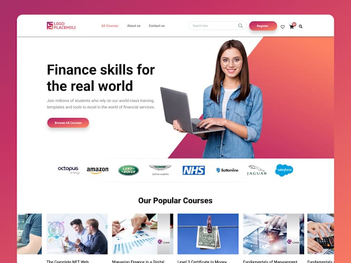 Cover image for Finance Education Website