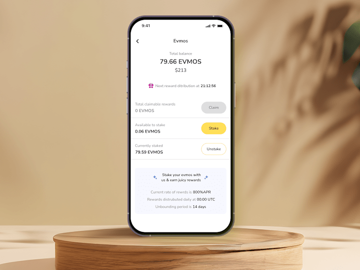 Cover image for Cypher Wallet Staking UI Design