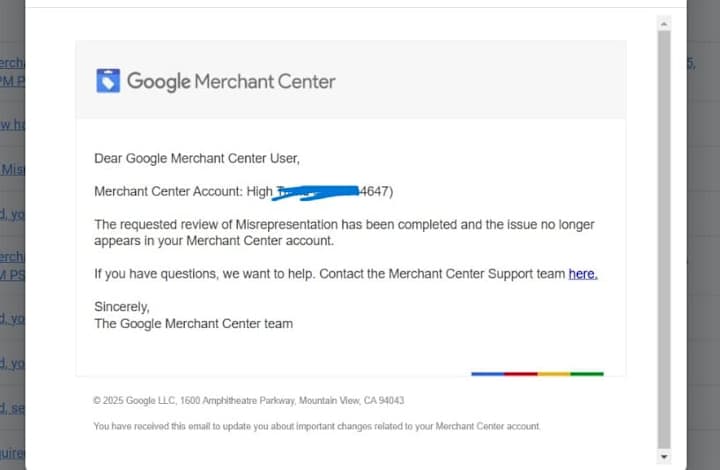 Cover image for Google Merchant Center Reactivation Specialist