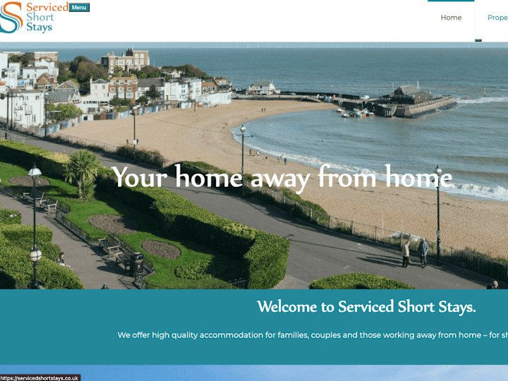 Cover image for Serviced Short Stays Website