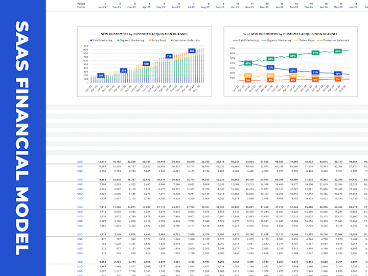 Cover image for Custom-Made SaaS Financial Model