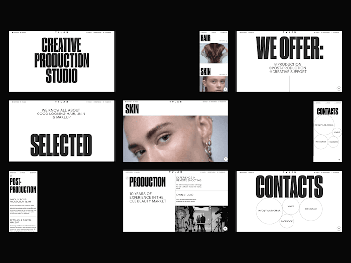 Cover image for Web design for creative studio