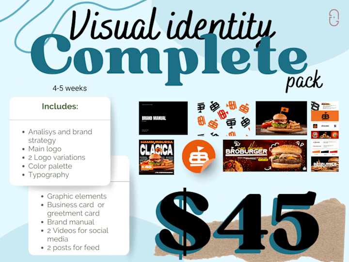 Cover image for Complete pack visual identity