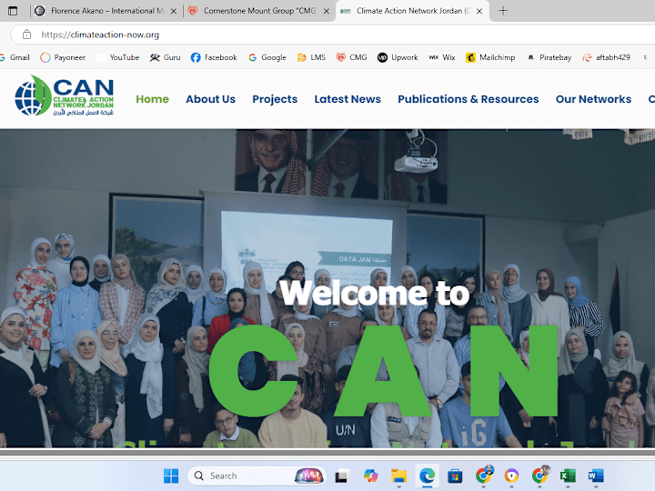 Cover image for WordPress website for climate action-Now