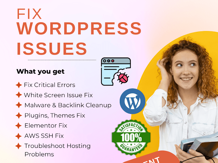 Cover image for Fix WordPress Issues, Bugs & Optimize Elementor Seamlessly