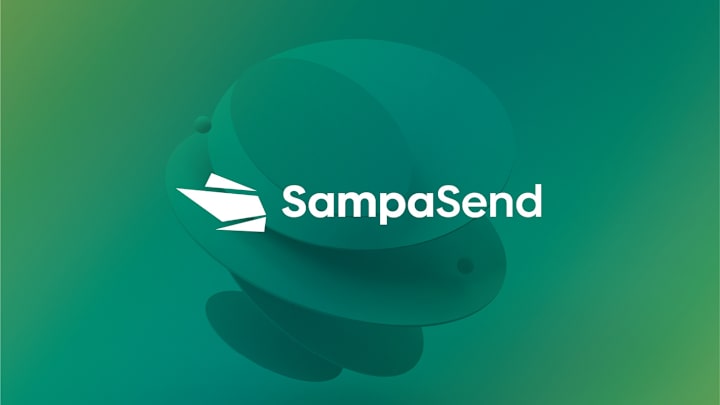 Cover image for SampaSend Brand Identity Design