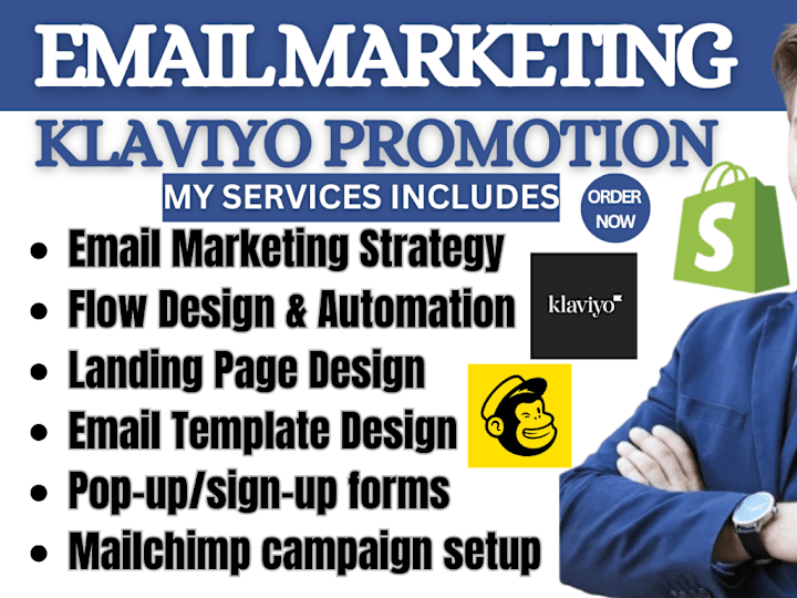 Cover image for Will do Shopify Marketing Klaviyo Flows Marketing to boost Sales