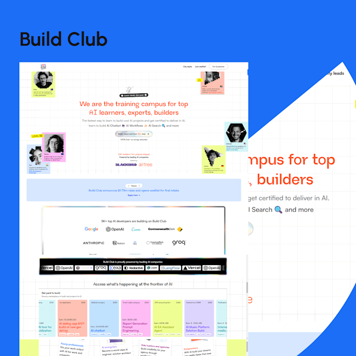 Cover image for Build Club Case Study: The Premier Training Campus for AI Builde