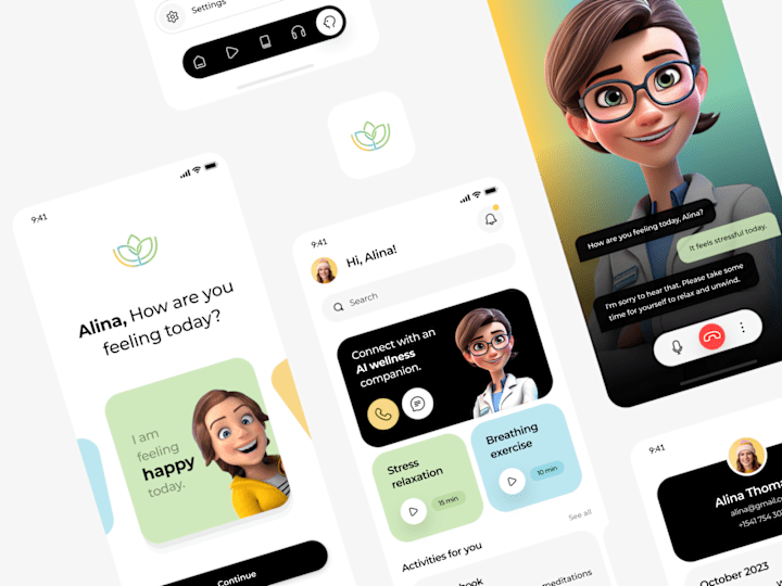 Cover image for Calmfy - Mental Wellness App