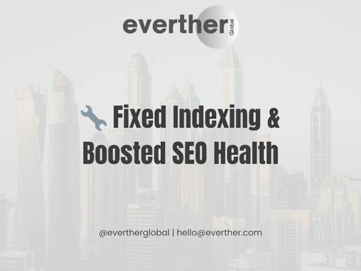 Cover image for Technical SEO & Indexing Recovery
