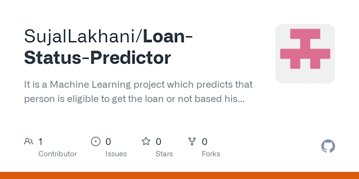 Cover image for SujalLakhani/Loan-Status-Predictor