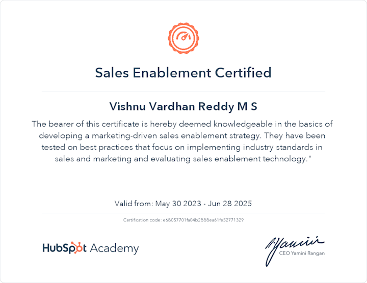 Cover image for HubSpot Academy - Achievements