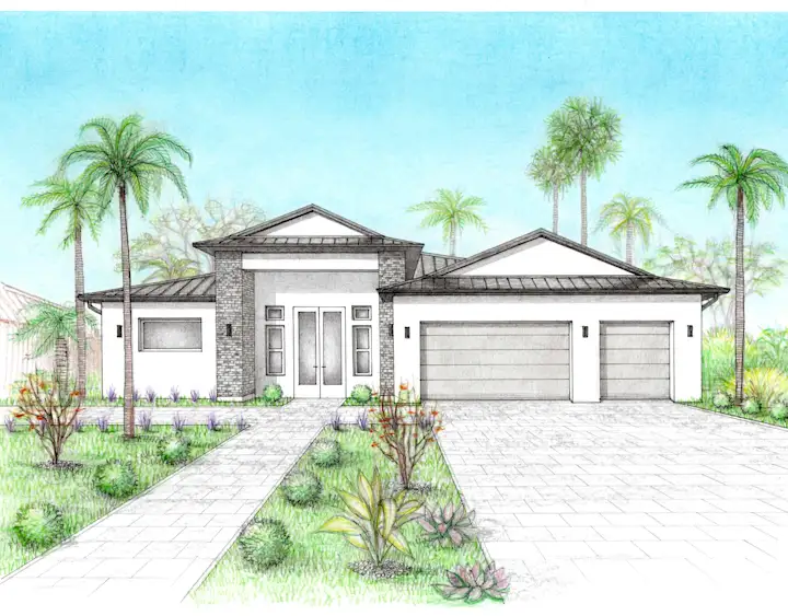 Cover image for Facade illustration and landscape design