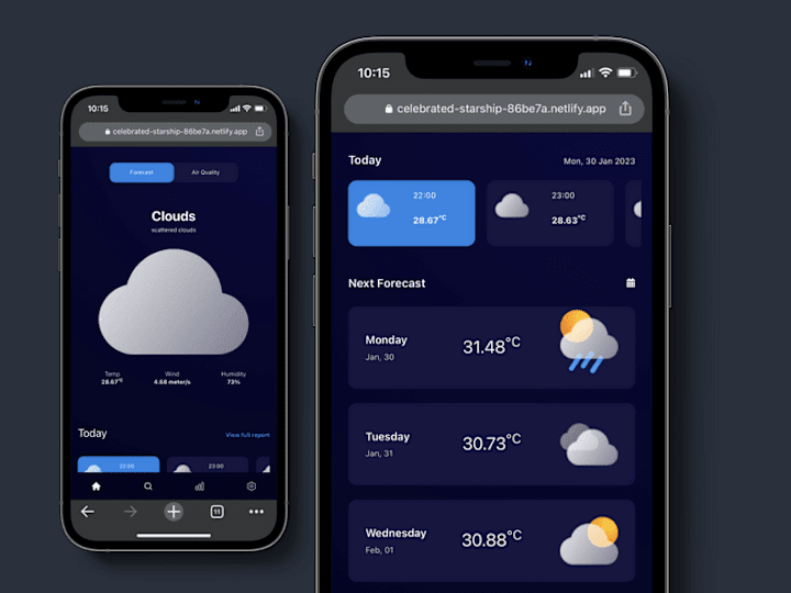 Cover image for Weather Forecast App