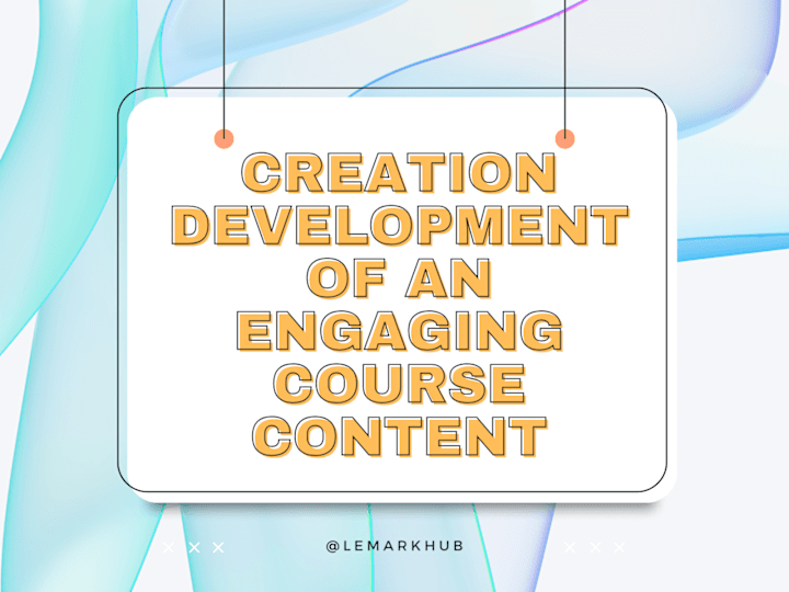 Cover image for Online Course Content Creation