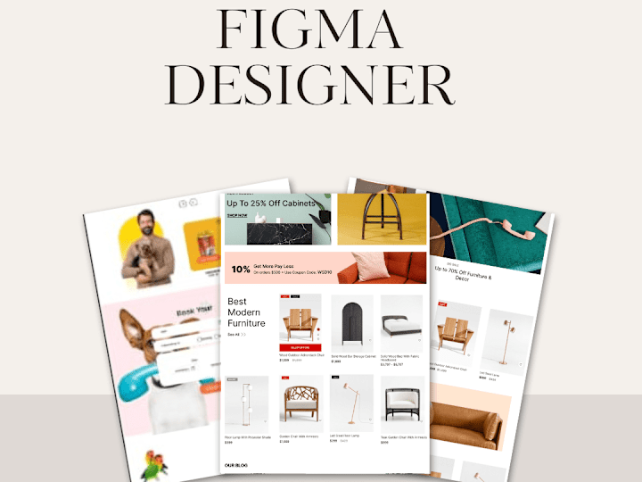 Cover image for  I will Do Website Landing Page UI design in Figma