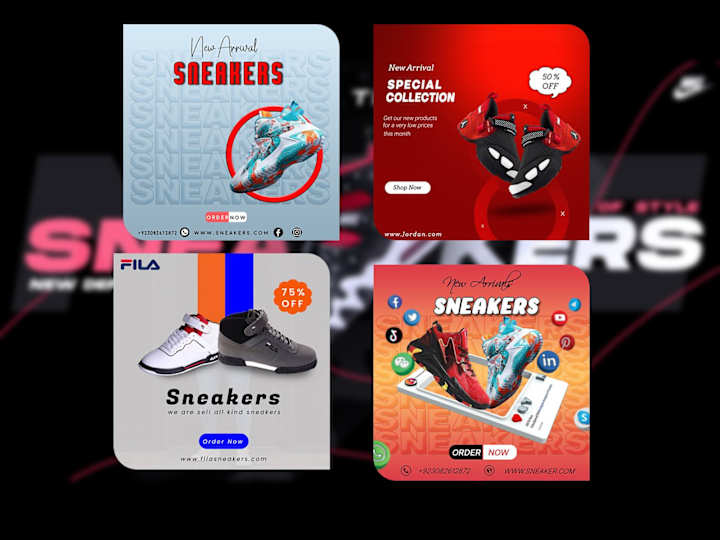 Cover image for Shoes business Social Media Poster design