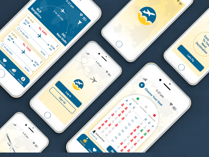 Cover image for mobile app UI UX design with prototype in figma