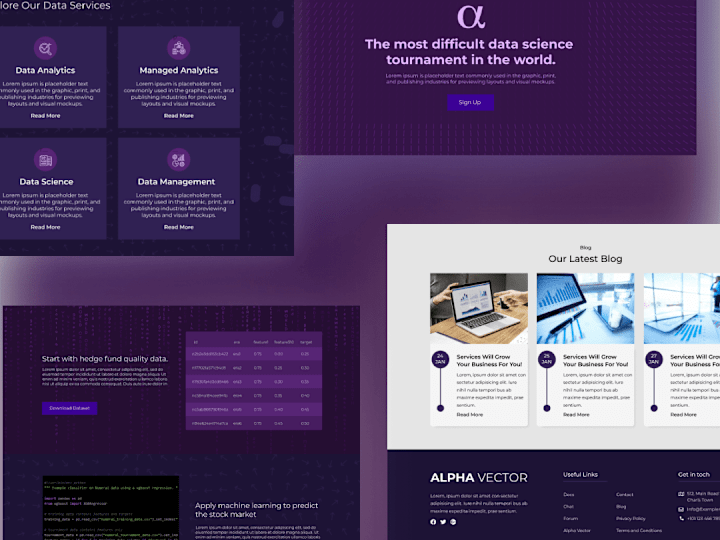 Cover image for Landing page design