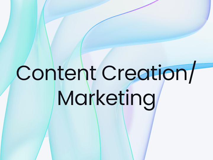 Cover image for Content Creation/Marketing