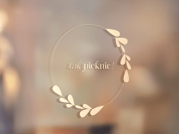 Cover image for Tak Pięknie - florist studio branding