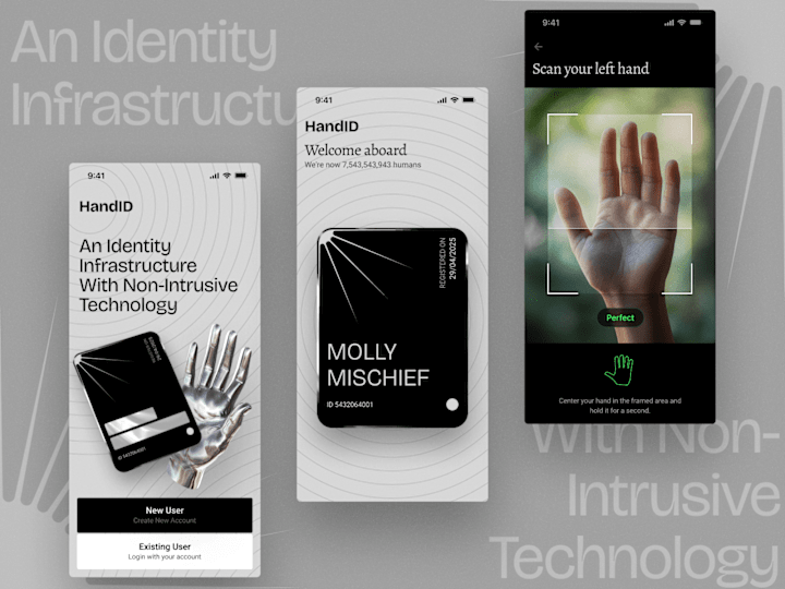 Cover image for PalmID: Authenticaton app design