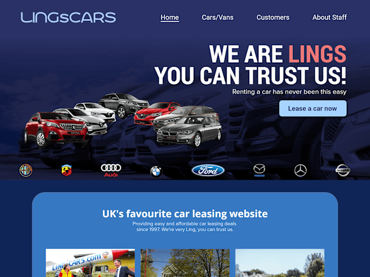 Cover image for Lingscars Website Redesign