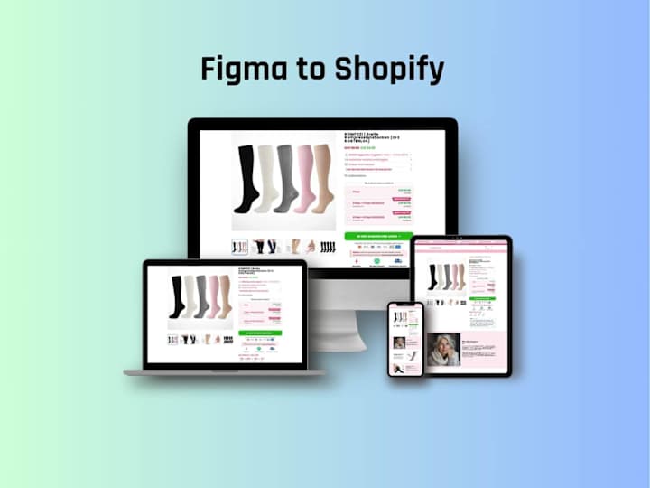 Cover image for Design FIGMA to shopify Store Design and Development Service