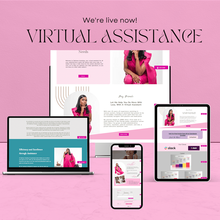 Cover image for Virtual Assisting Website Design