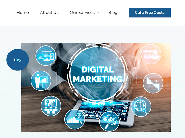 Cover image for Portfolio Website | Digital Marketing Agency | WordPress