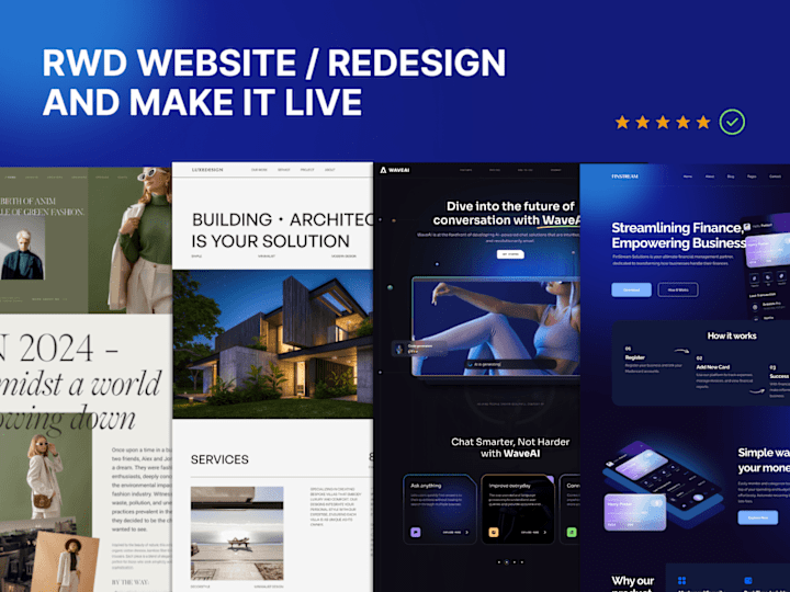 Cover image for RWD Website Design Case