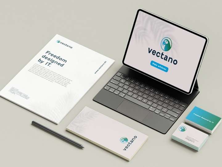 Cover image for vectano GmbH | Brand Design for IT company