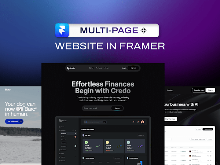 Cover image for Responsive Multipage Website in Framer